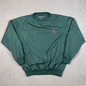 Vintage Polo Golf Ralph Lauren Pullover Mens S Green Embroidered Crest 90s